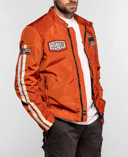 Veste Gilmer Racing Nylon – Orange