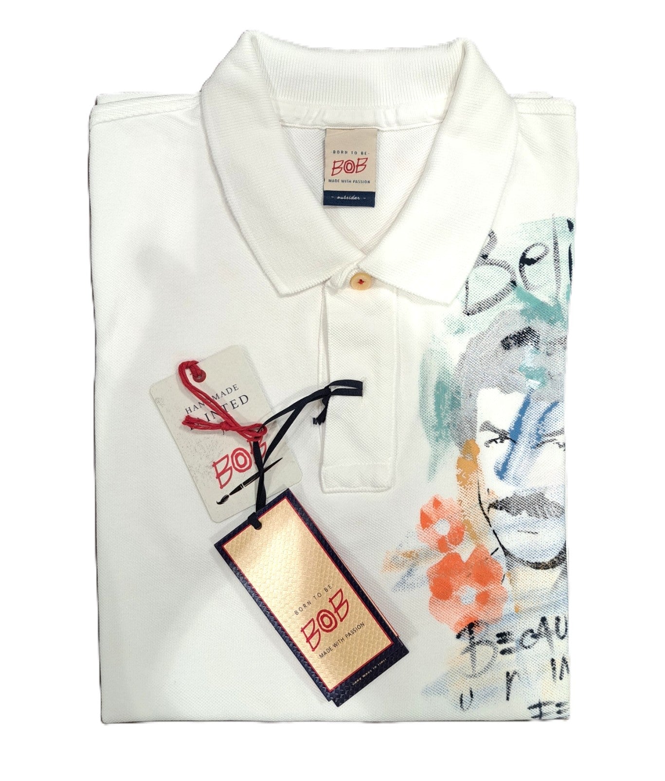 Polo BOB THE COMPAGNY Bianco