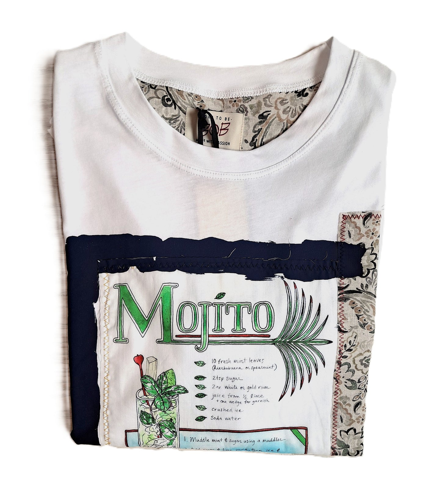 Tee shirt Cocktail Mojito BOB THE COMPAGNY