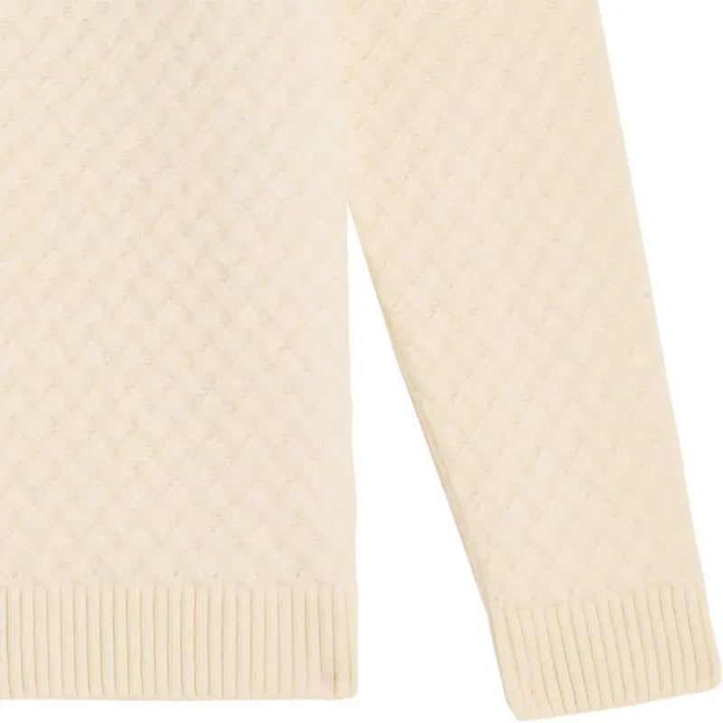 Pull en maille cream BAKAR Bask in the sun