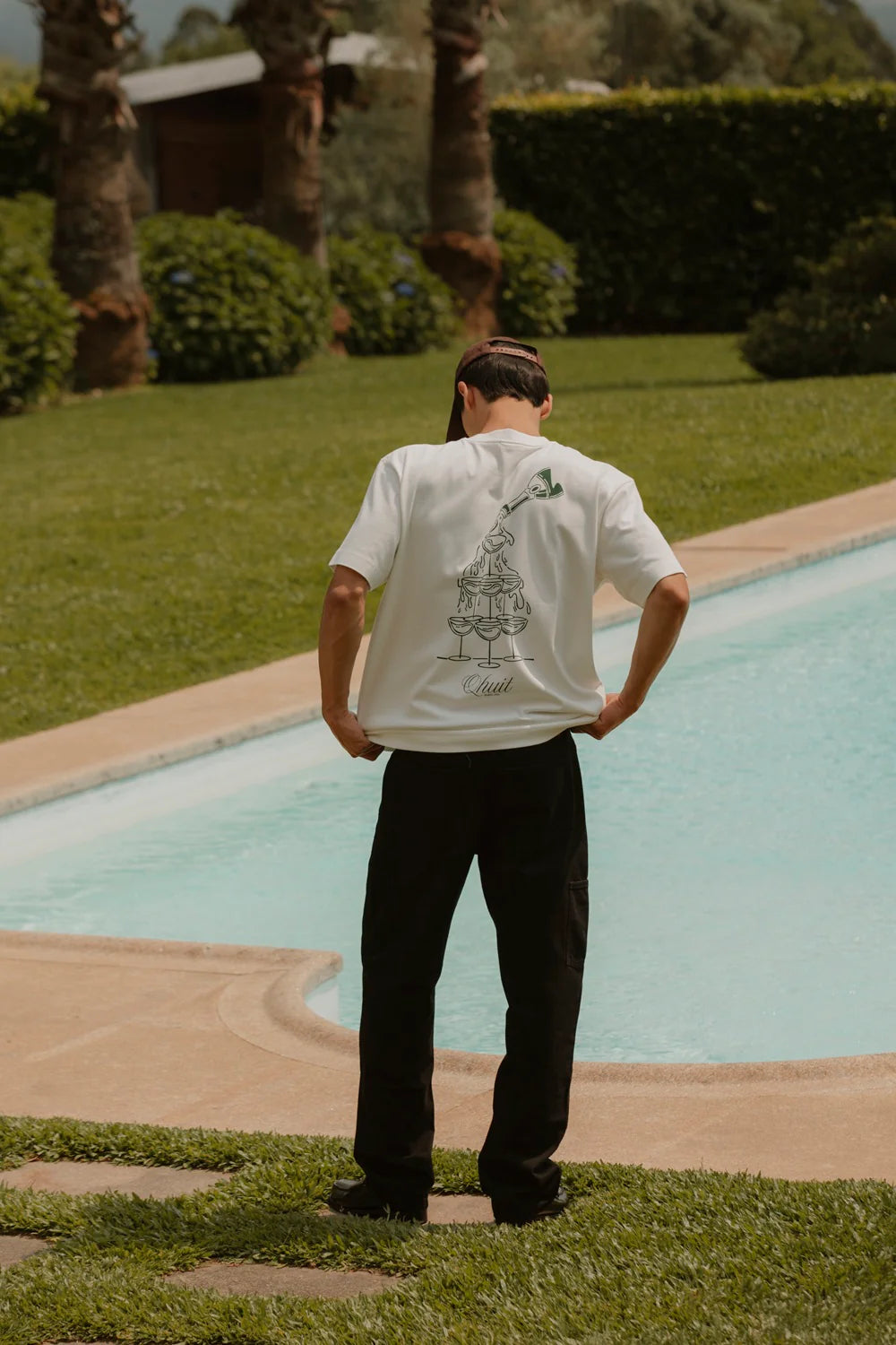 T-shirt Celebrate Qhuit Off White