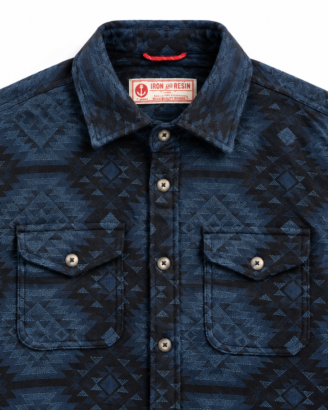 Chemise Allman Indigo – Iron & Resin