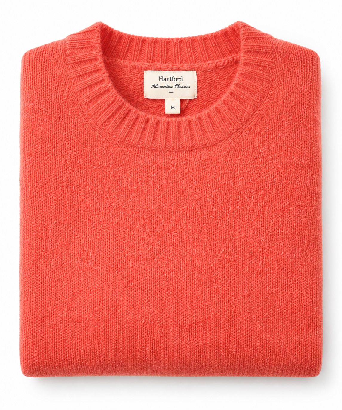 Pull Homme en Laine Shetland Corail – Hartford