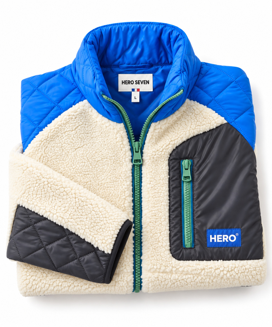 Veste Sherpa Richmond Off White – Hero Seven