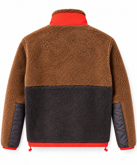 Veste RICHMOND Sherpa Marron – Hero Seven