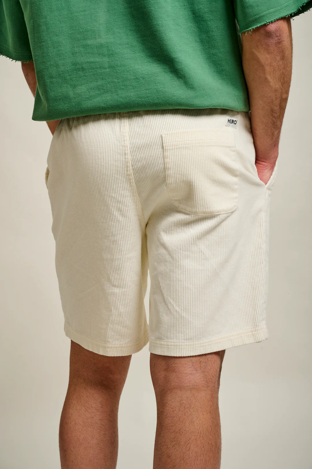 Short velour Datys Hero seven blanc