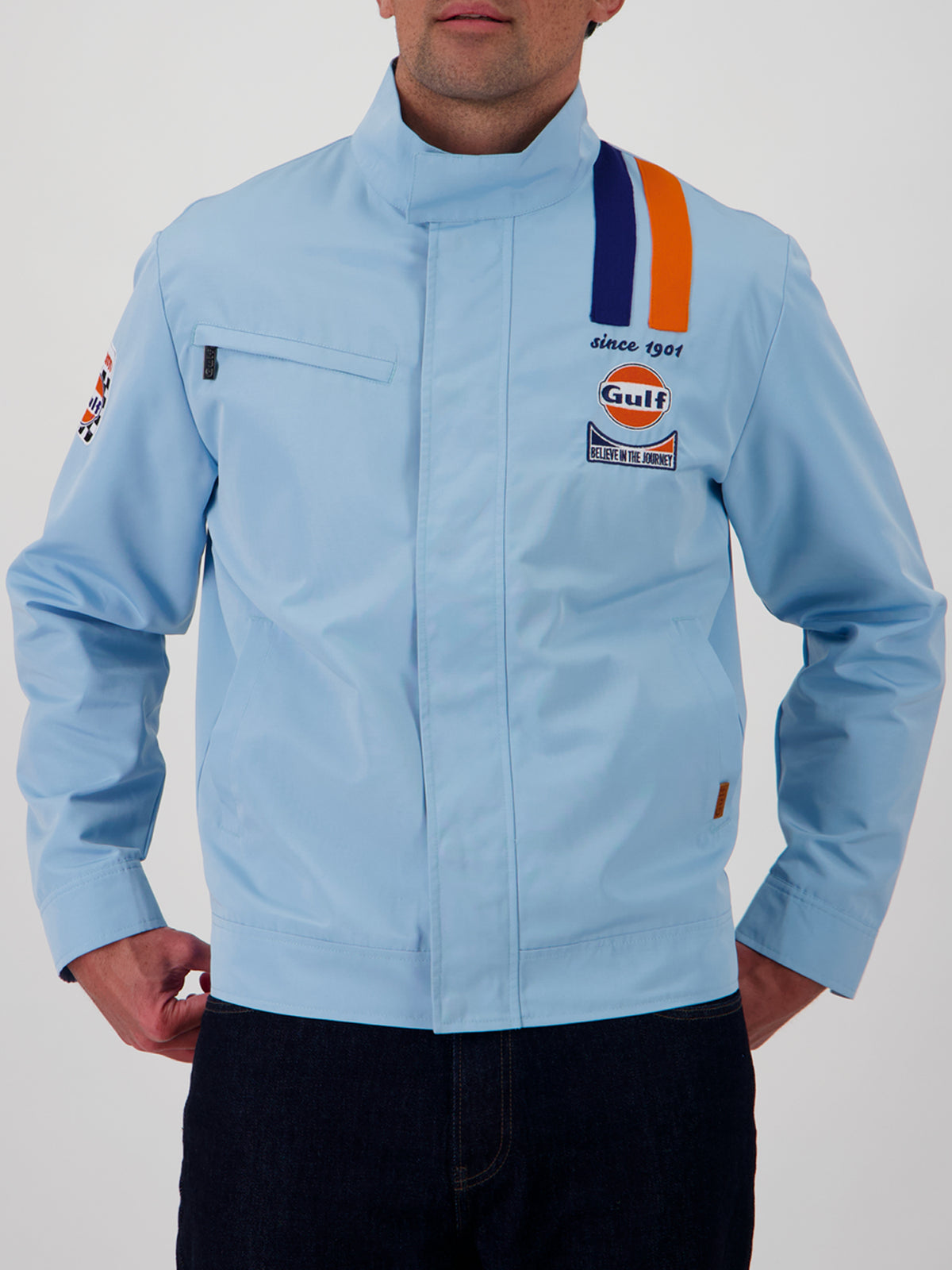 GULF | Veste Legend bleu ciel – Esprit Racing Vintage
