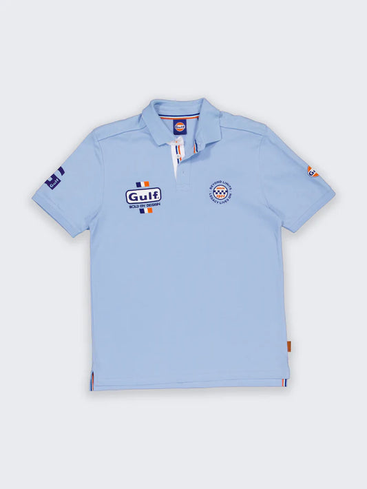 Polo Bold Classic bleu ciel GULF
