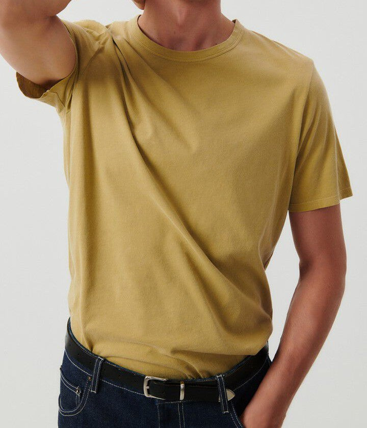 T-SHIRT DEVON Col rond mc safari vintage