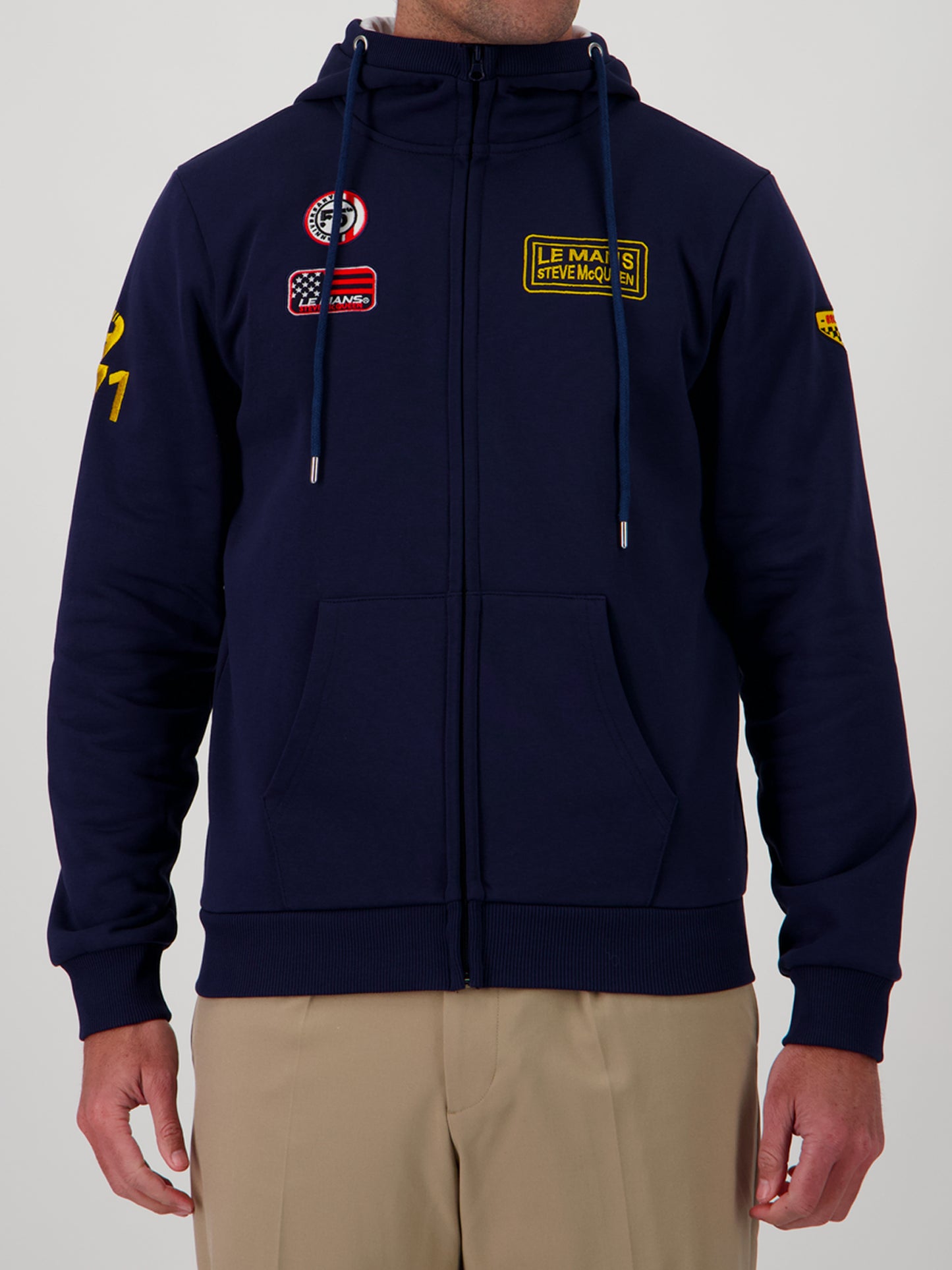 Sweat SMQ Full Zip Hoodie Faster 24H Le Mans x Steve McQueen