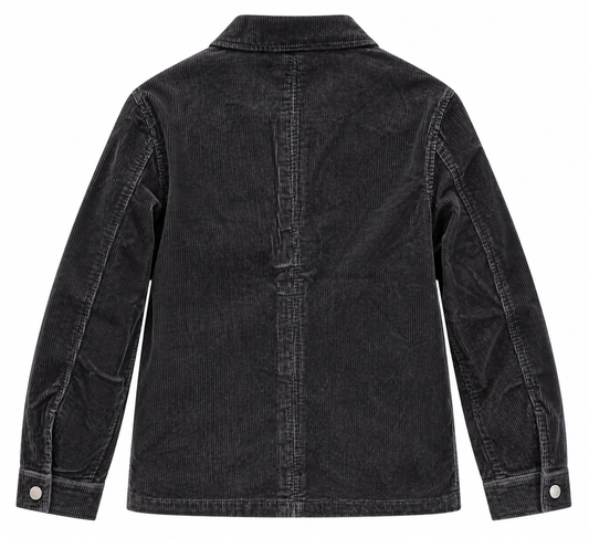 Veste ADRIEL Hero Seven velours côtelé noir homme vue de dos