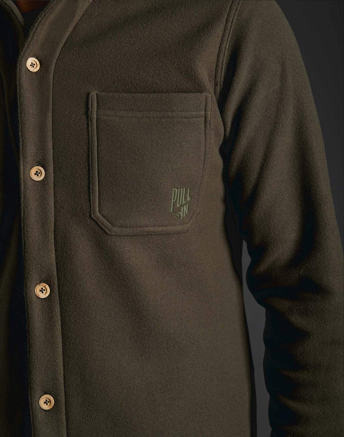 Chemise mixte PULLIN GEKO kaki