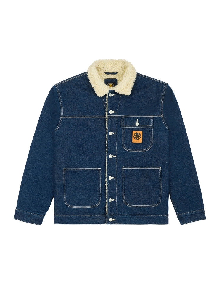 JACKET SHERPA JEAN RISA RAW GREGOR DENIM BRUT Josen Island