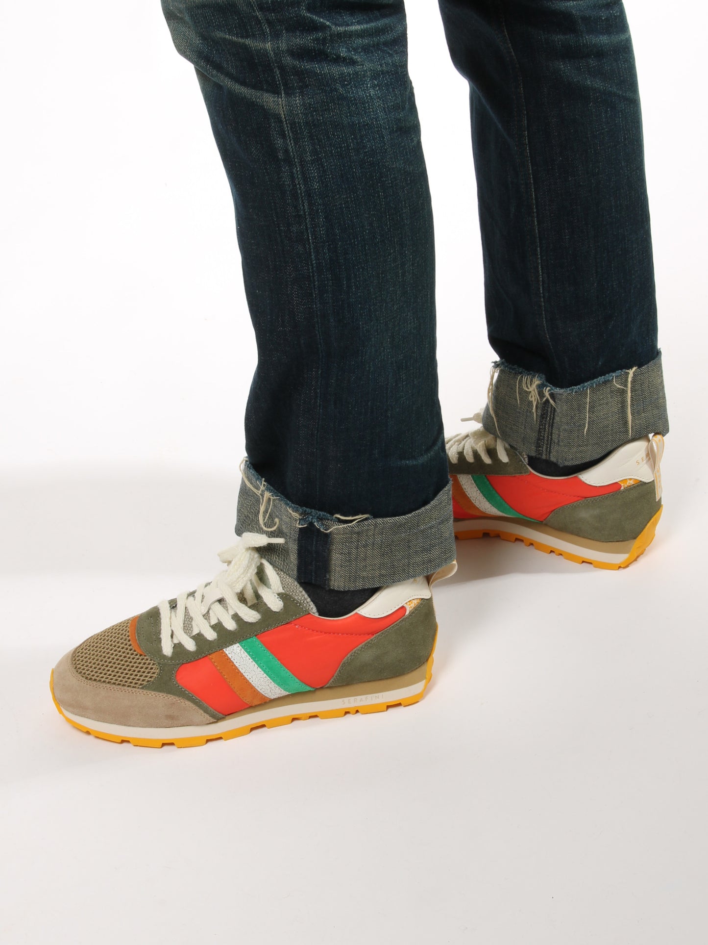 Basket ZURICH - ORANGE SAND TRICOLOR Serafini
