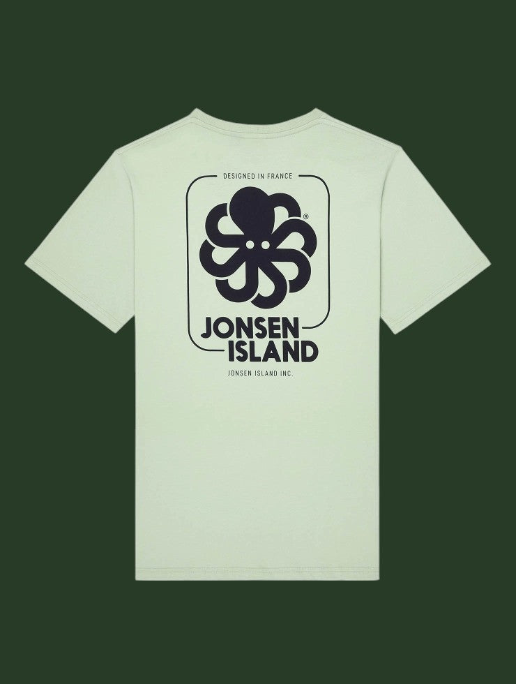 T-SHIRT CLASSIC BIG LABEL CAM GREEN JOSEN ISLAND