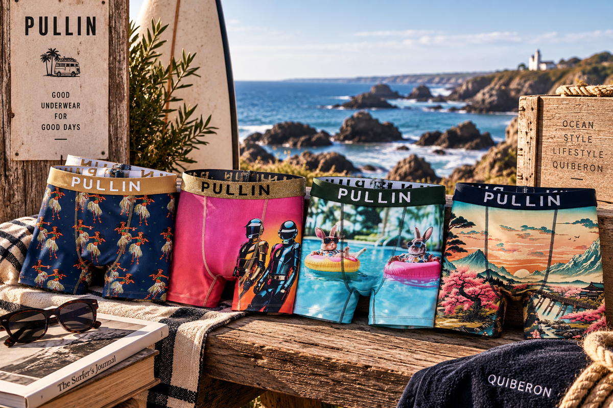 Sélection de boxers PULLIN homme aux imprimés graphiques – Les Garçons de la Côte Quiberon