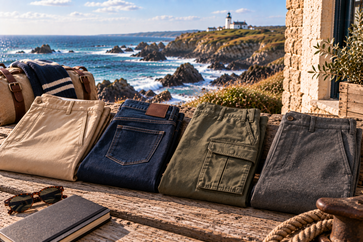 Sélection de pantalons homme, chinos, jeans et cargos – Les Garçons de la Côte