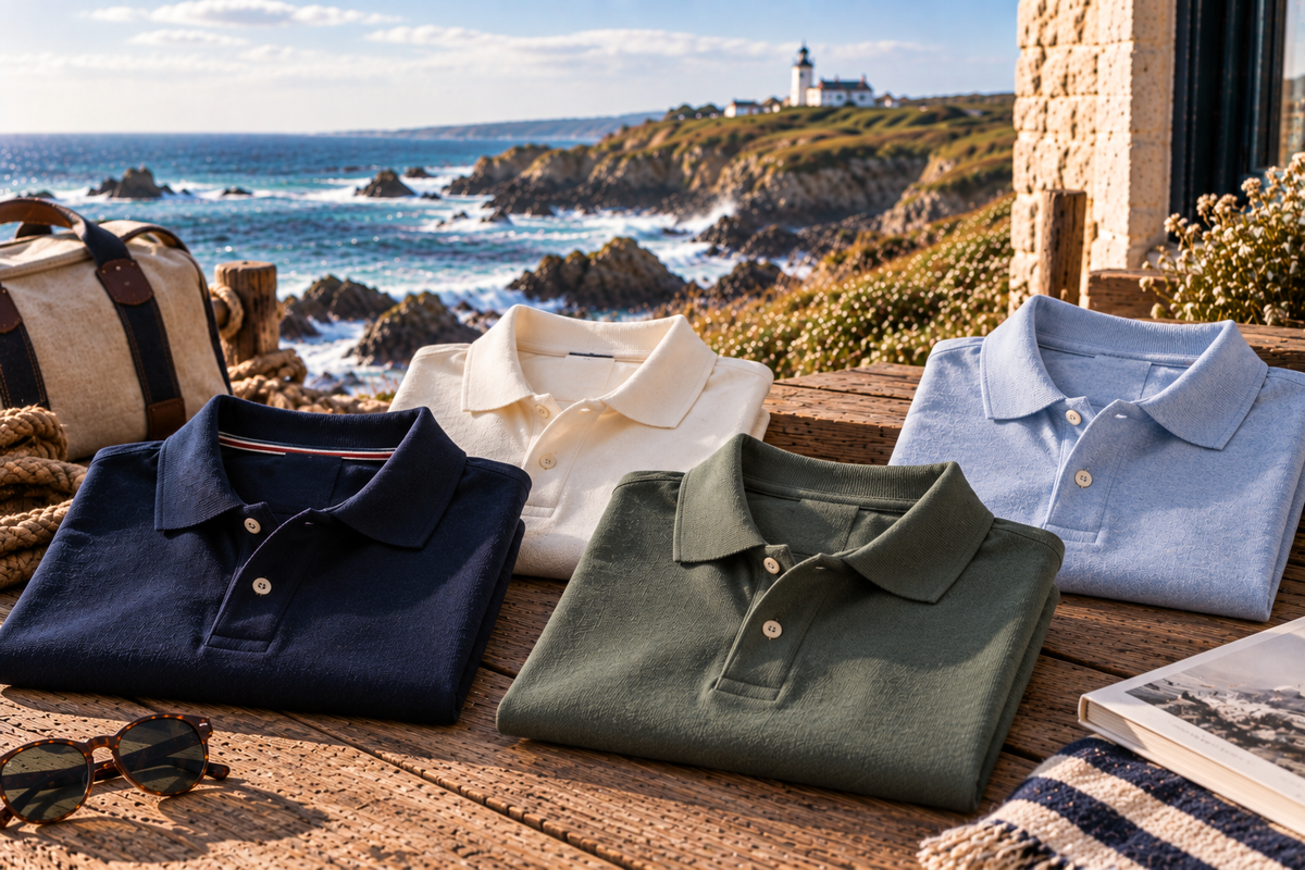 Sélection de polos homme – Les Garçons de la Côte Quiberon