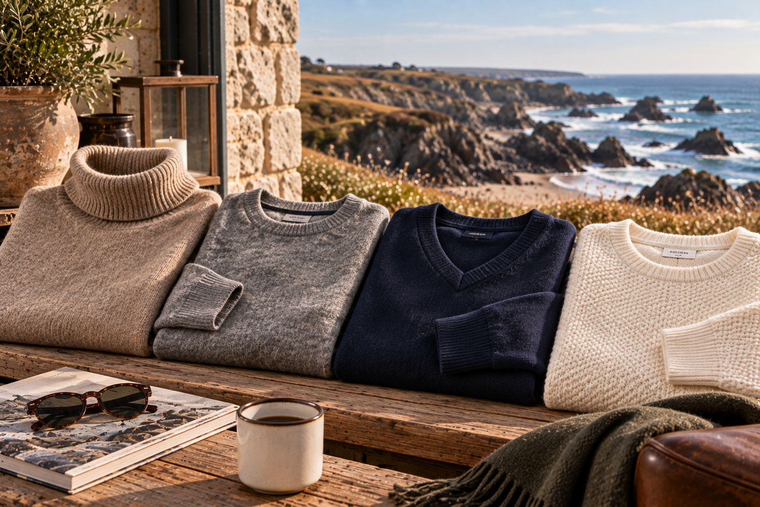 Sélection de pulls et mailles homme en laine et mérinos – Les Garçons de la Côte