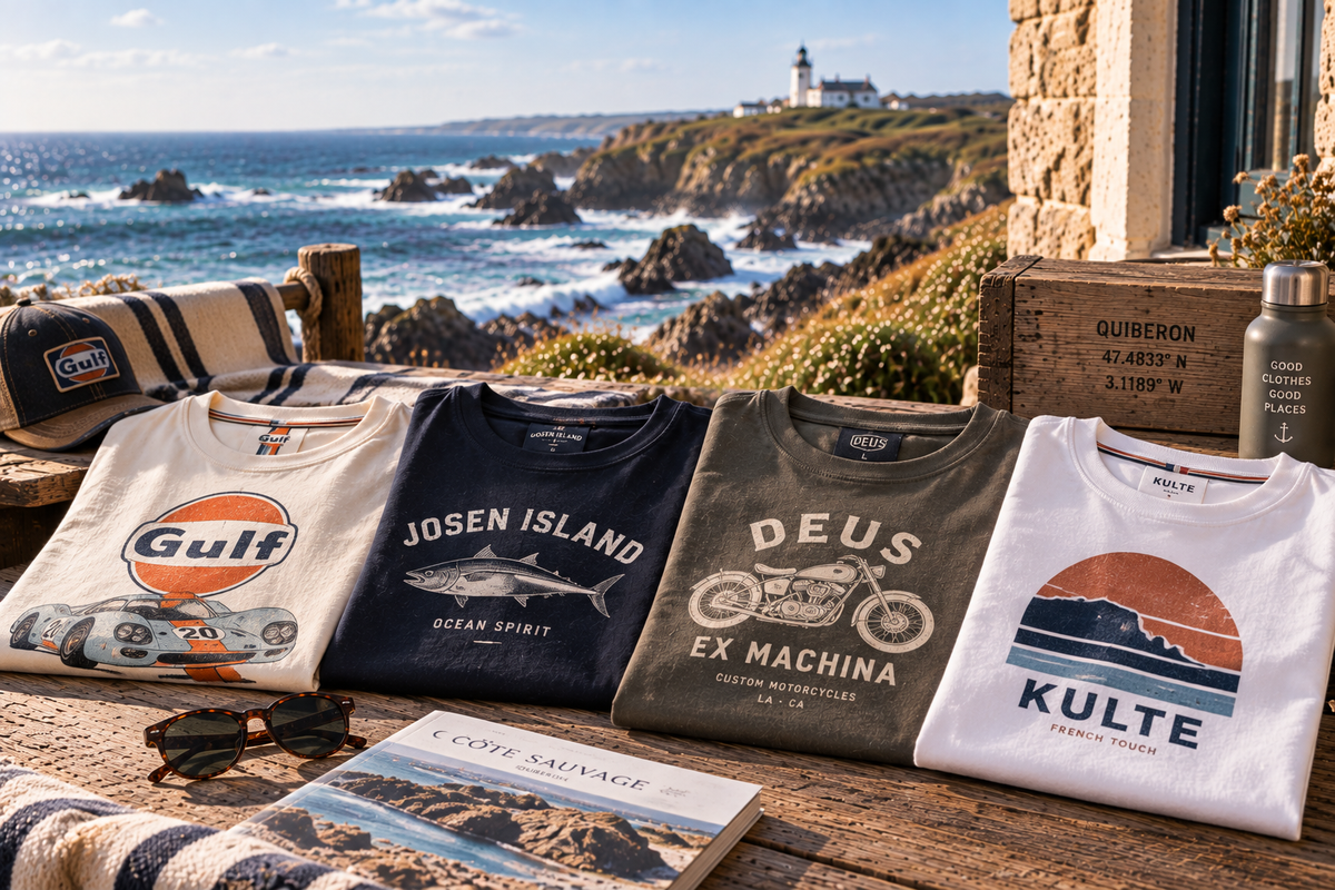Sélection de t-shirts homme – Les Garçons de la Côte Quiberon