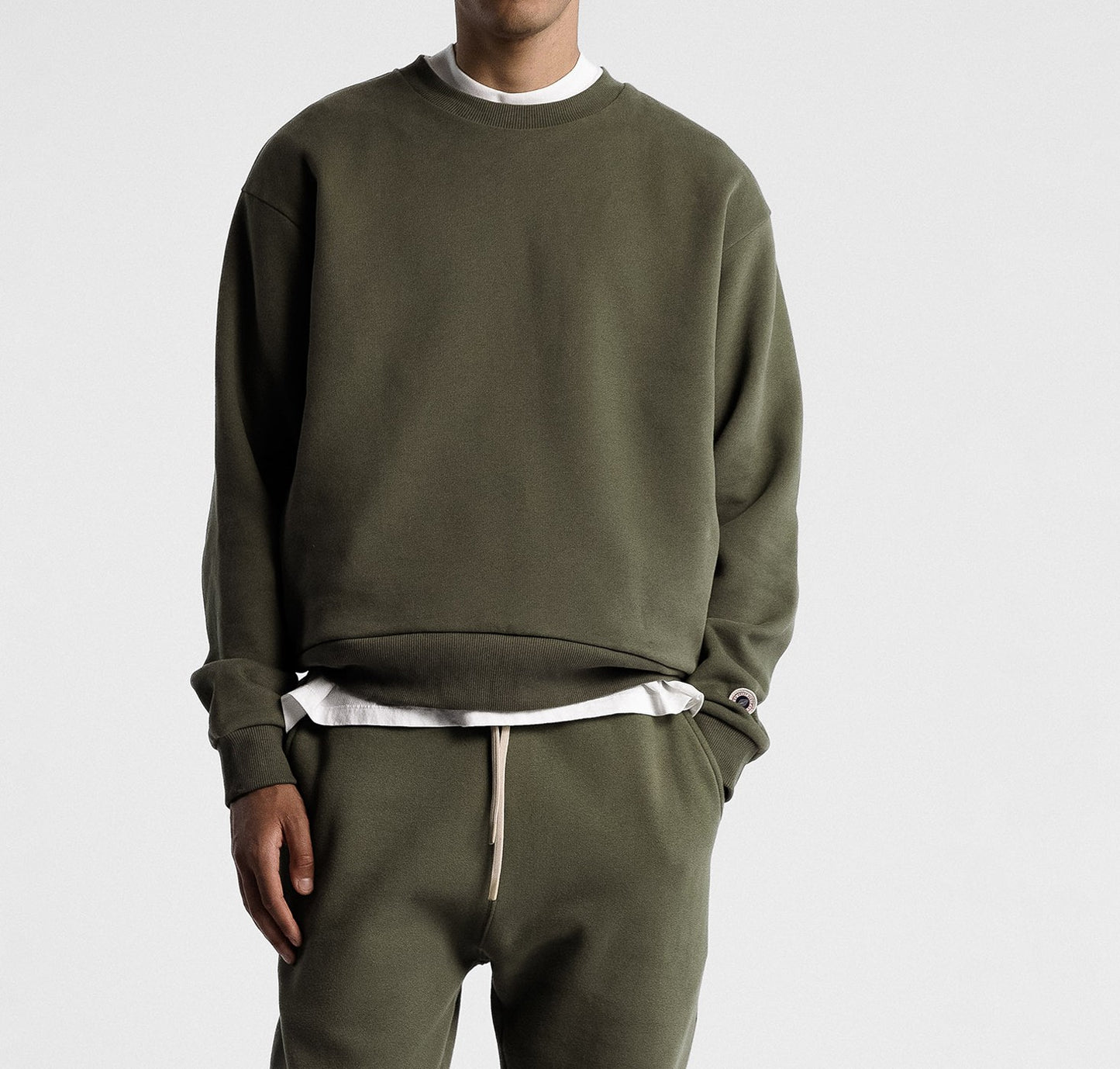 Sweat F Iconic Crew sweet pants kaki
