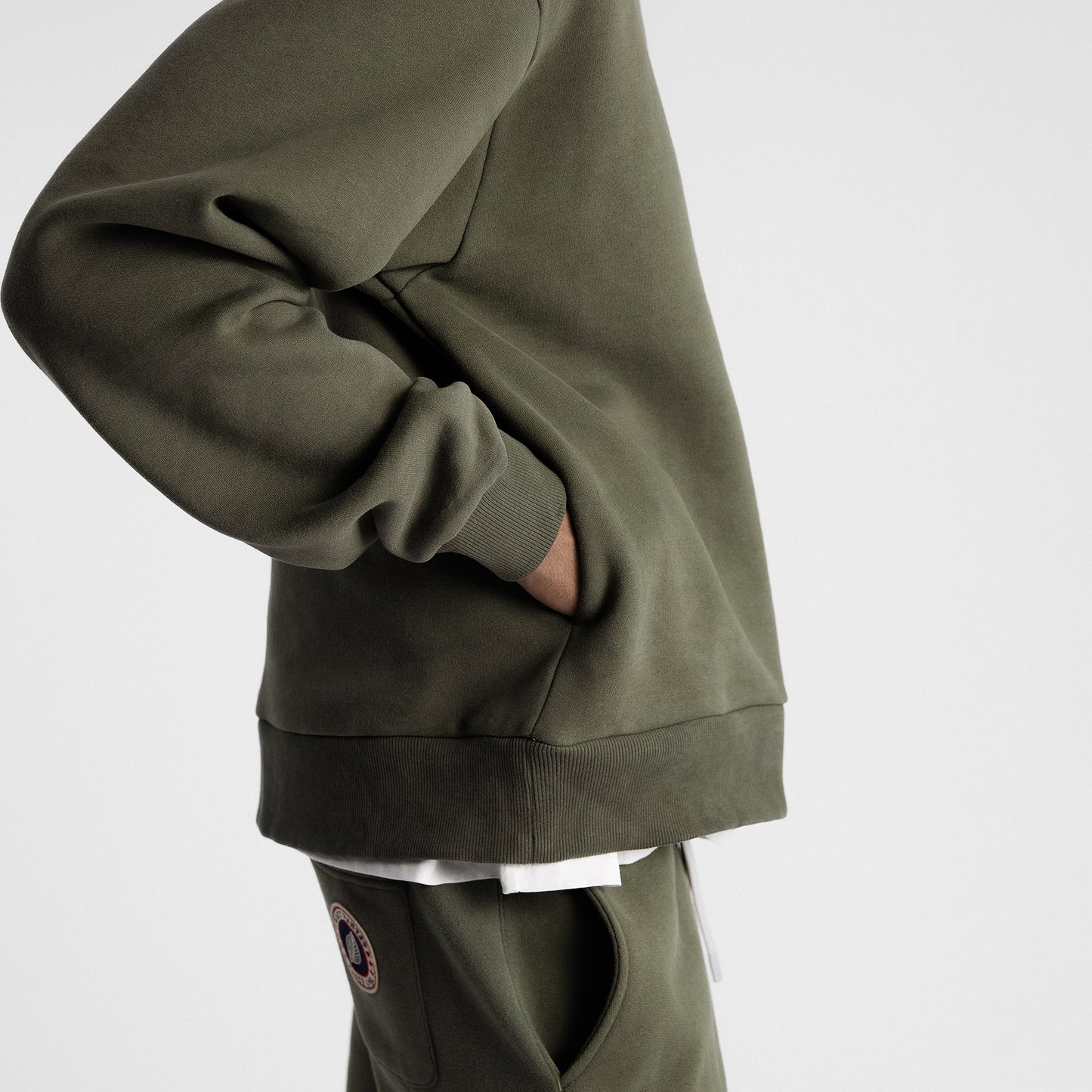 Sweat F Iconic Crew sweet pants kaki