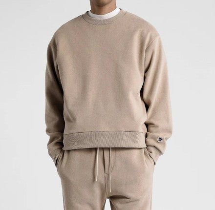 Sweat F Iconic Crew sweet pants beige