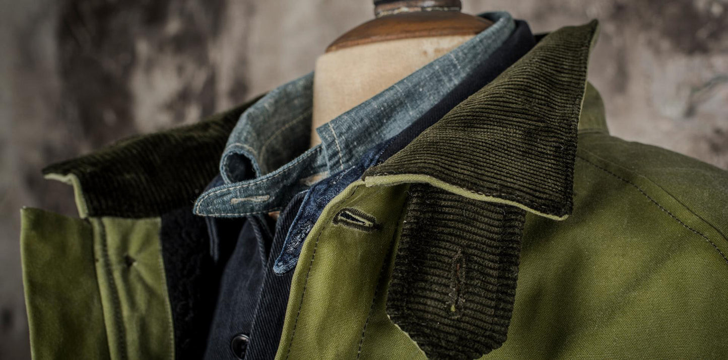 Le falot winter olive waxed Fleur de bagne