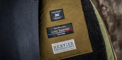 Le falot winter olive waxed Fleur de bagne