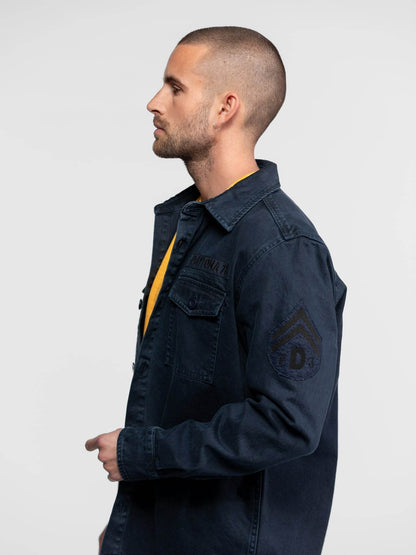 CHEMISE MILITAIRE HOMME MELHART DAYTONA 73 Navy