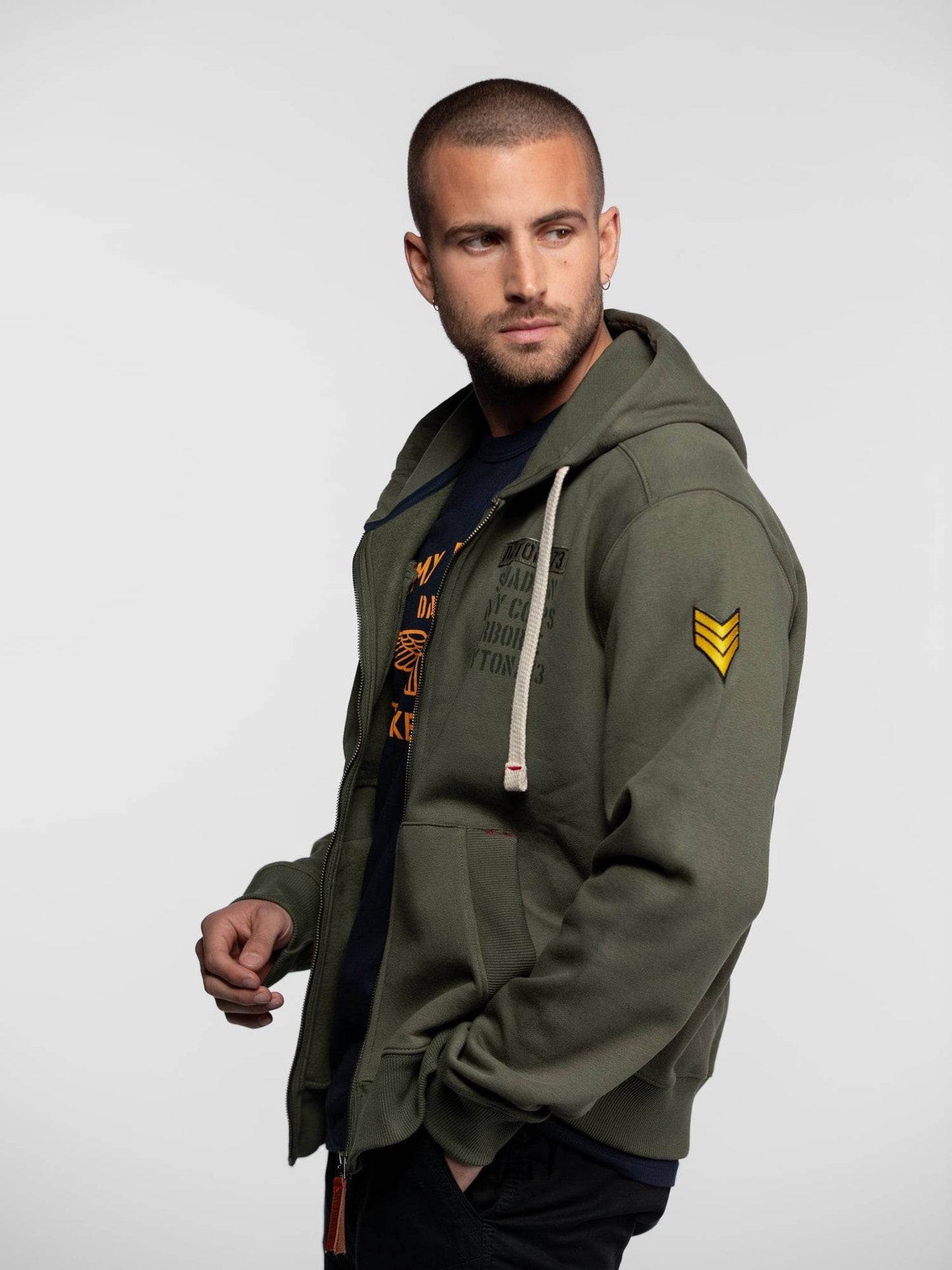 Sweat capuche militaire Castin Daytona 73