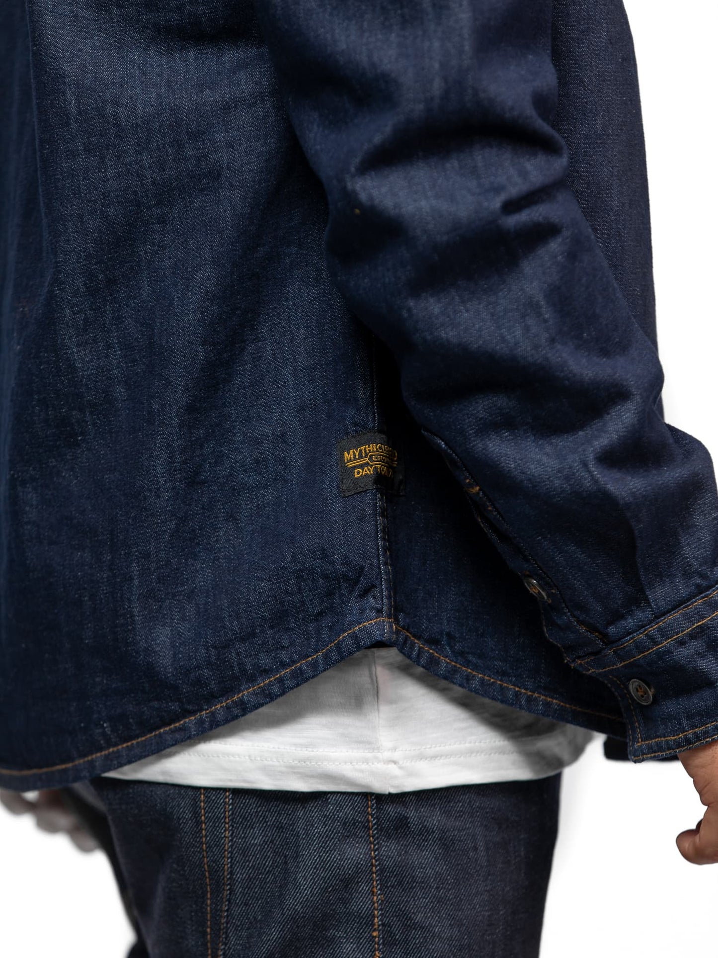 Chemise Pueblo Daytona 73 denim brut