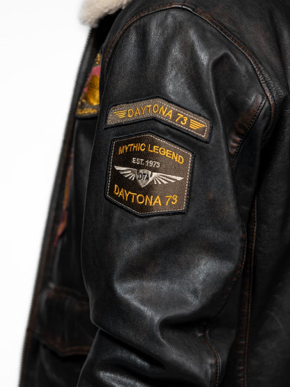 Blouson en cuir Mock Lamb Daytona 73