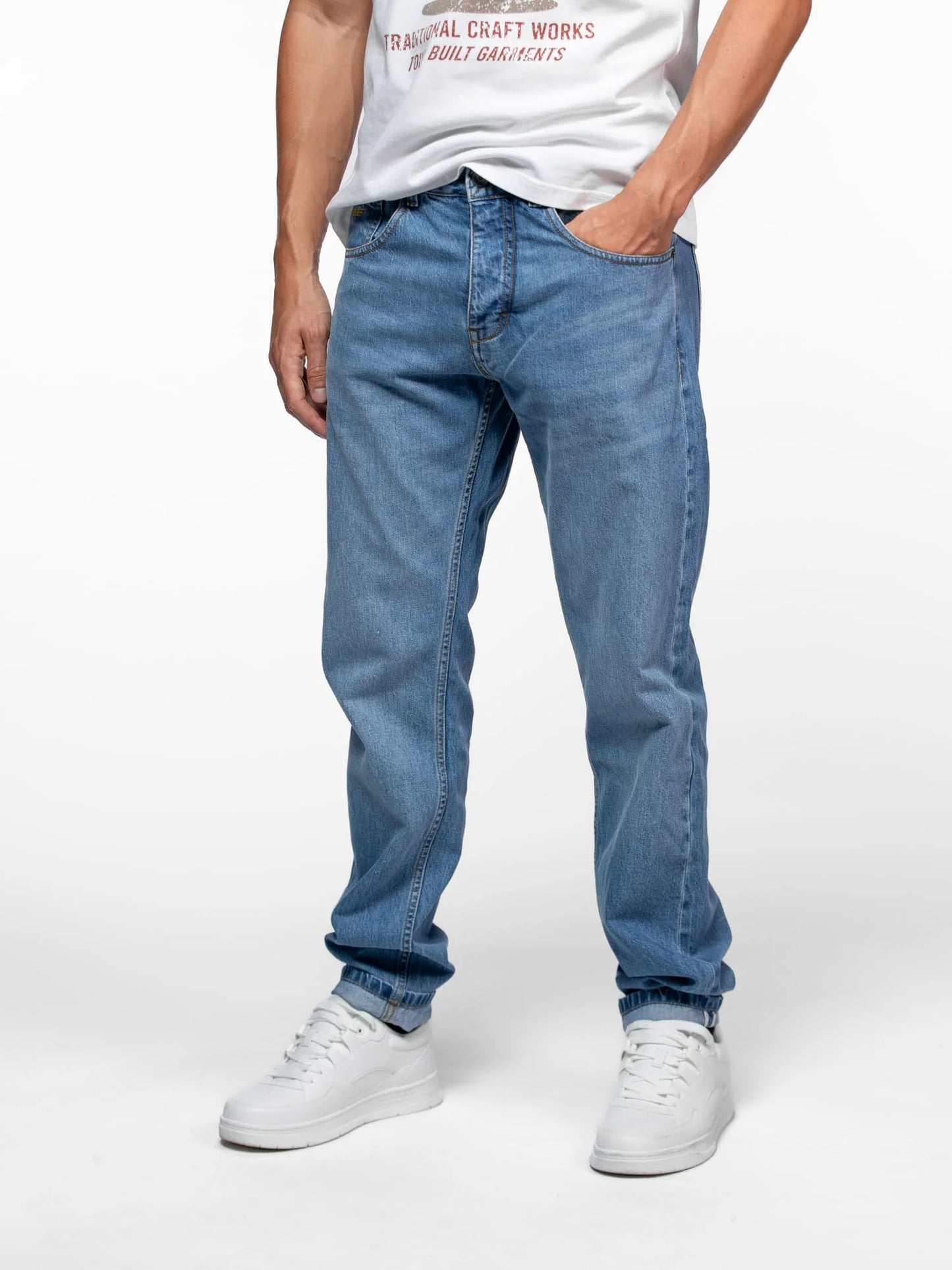 Pantalon Hachimoto Daytona 73 denim clair