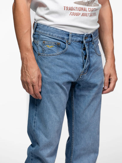 Pantalon Hachimoto Daytona 73 denim clair