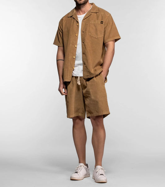 Short Letcher en velour Daytona 73 Beige