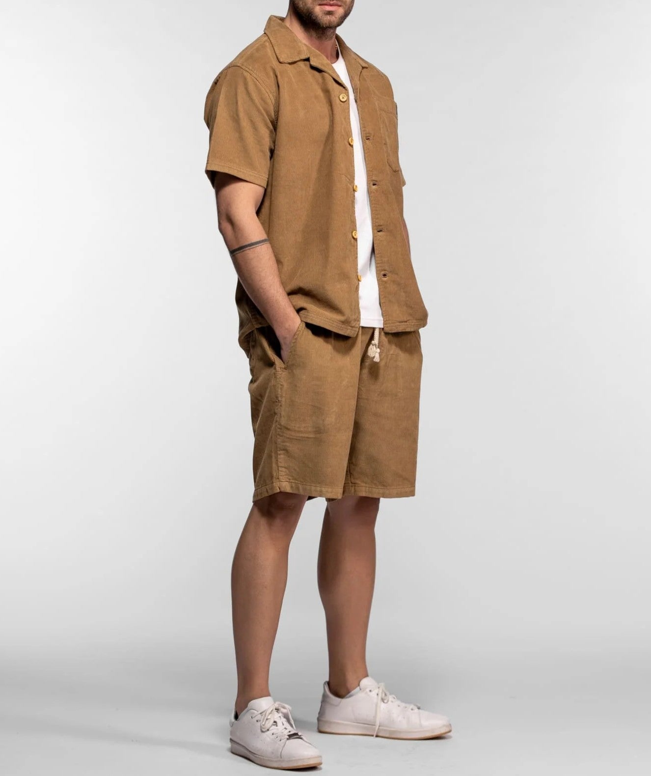 Short Letcher en velour Daytona 73 Beige