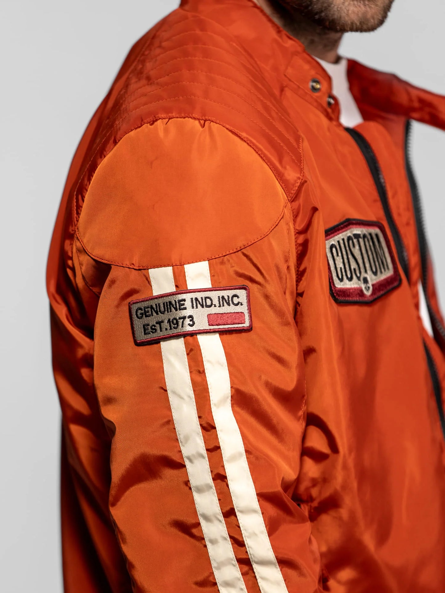 Veste racing nylon Gilmer Daytona 73 Orange
