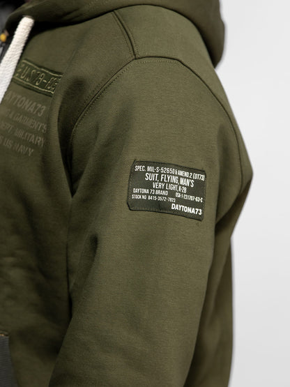 Sweat militaire à capuche Tillman Daytona 73