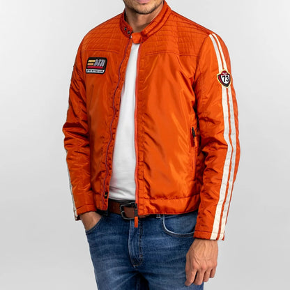 Veste Racing Orange Vintage Homme