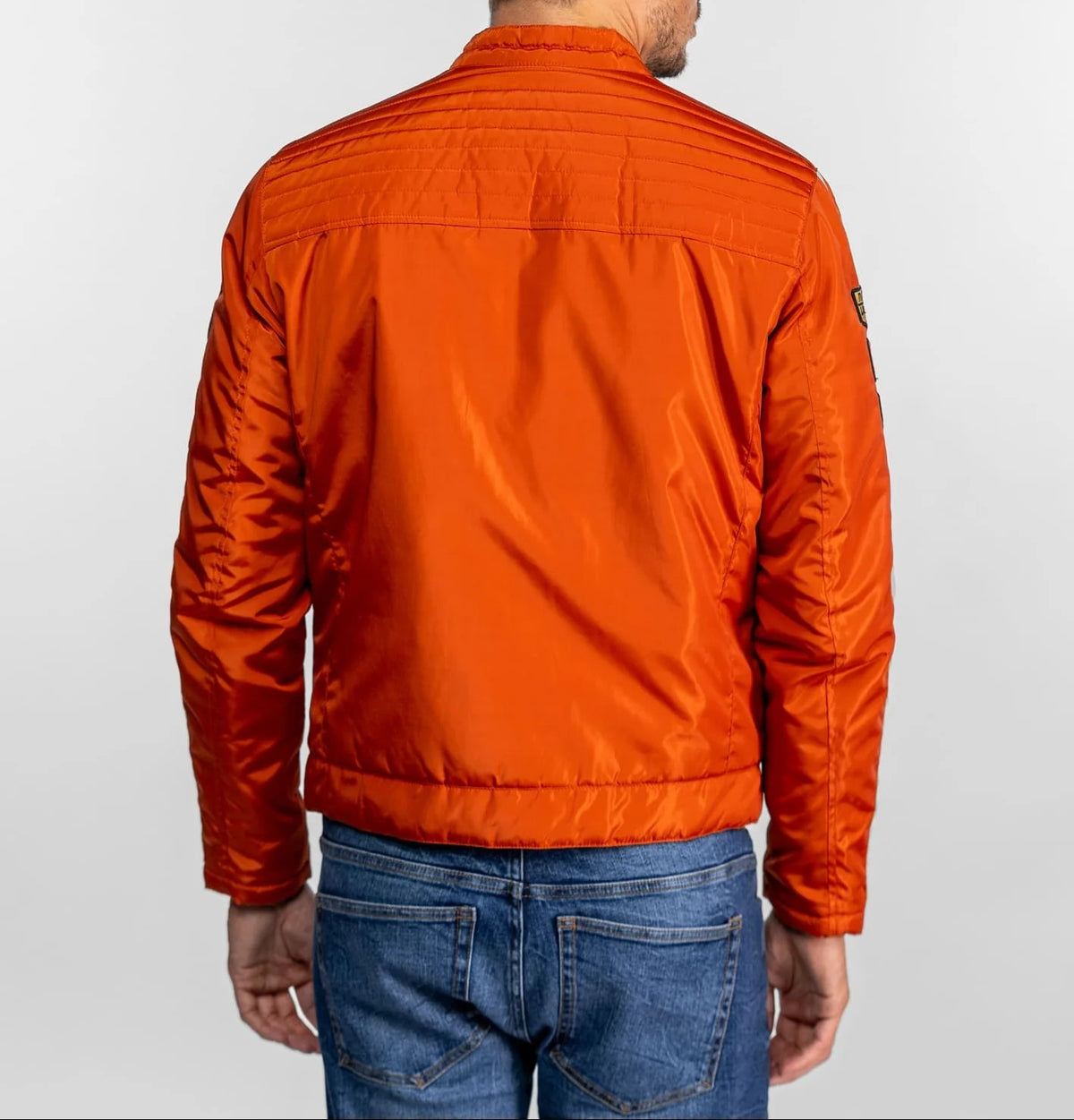 Veste Racing Orange Vintage Homme