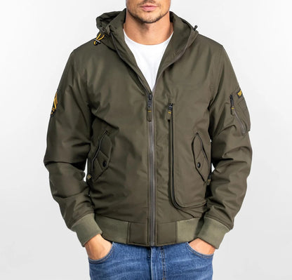 Blouson Aviation Kaki Imperméable Homme