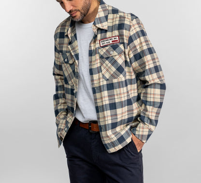 Chemise MELVIN en Flanelle à Carreaux – Homme