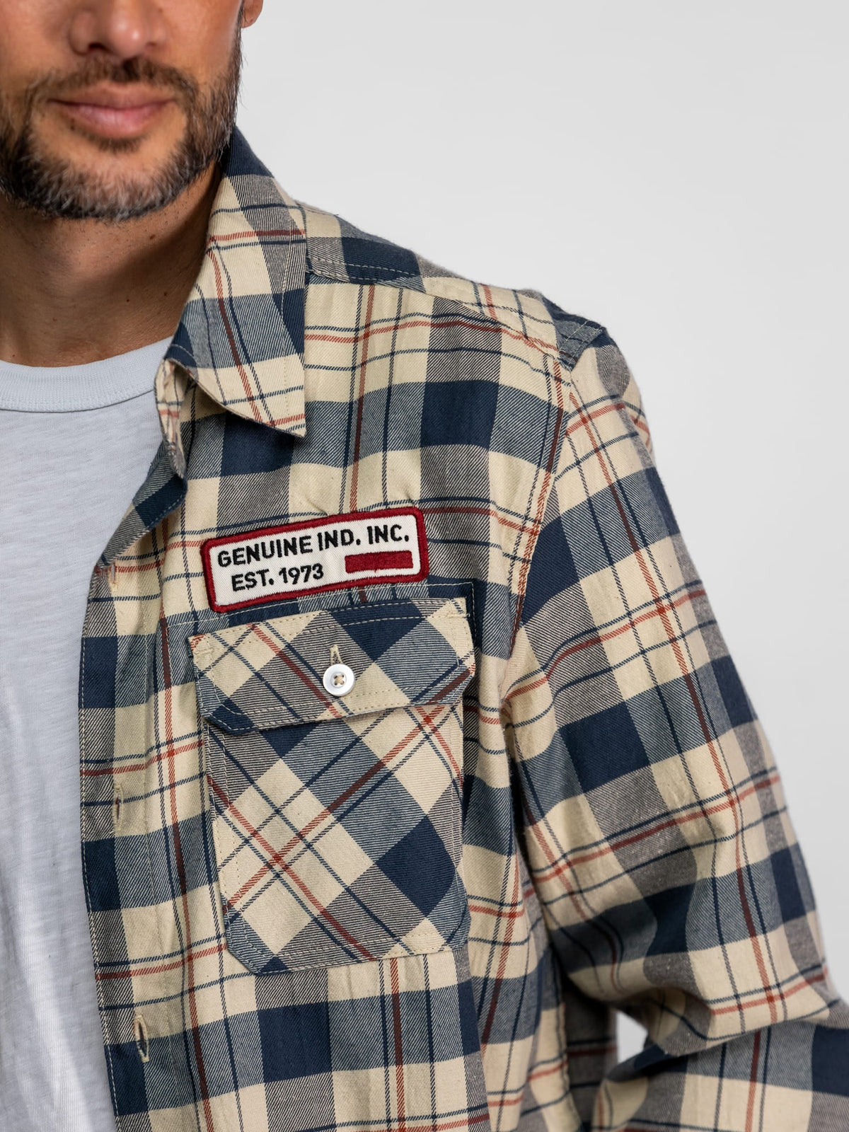 Chemise MELVIN en Flanelle à Carreaux – Homme