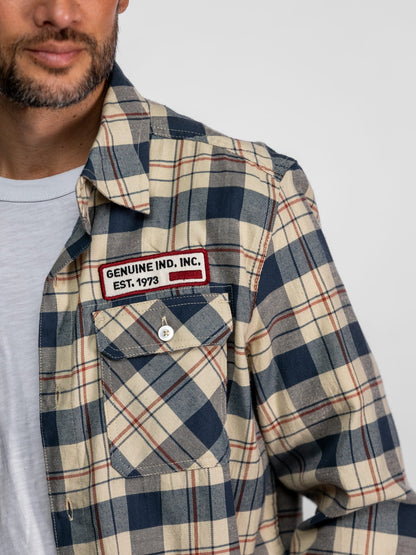 Chemise MELVIN en Flanelle à Carreaux – Homme