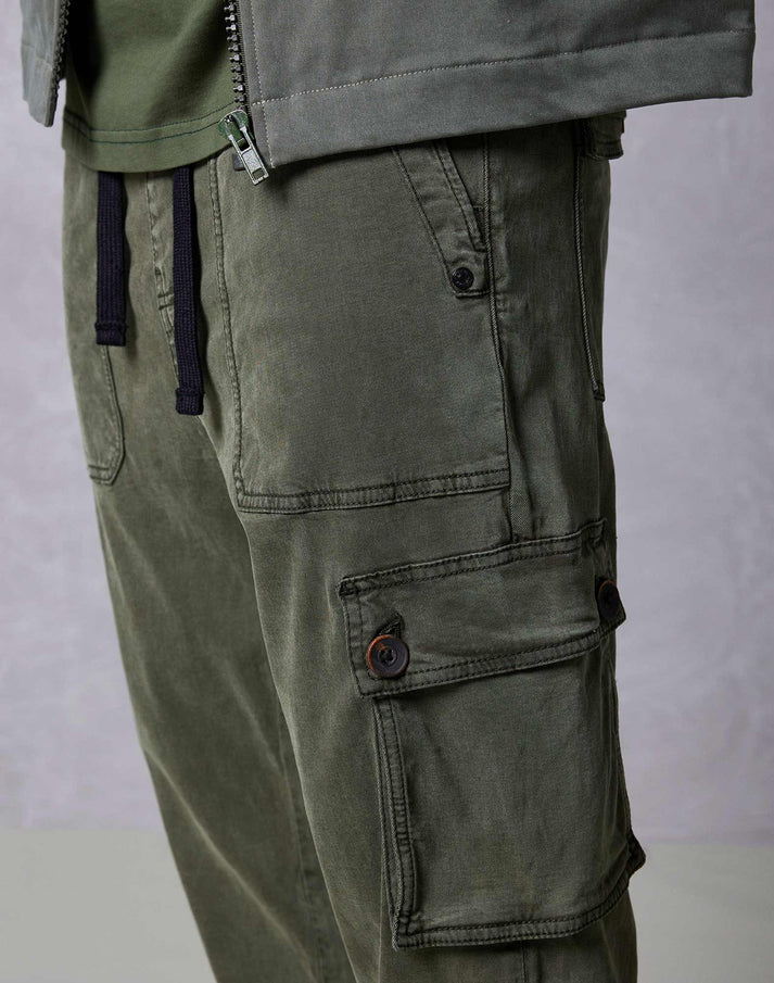 Pantalon cargo Pullin kaki forest