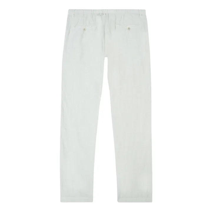 Pantalon en lin TANKER Hartford blanc