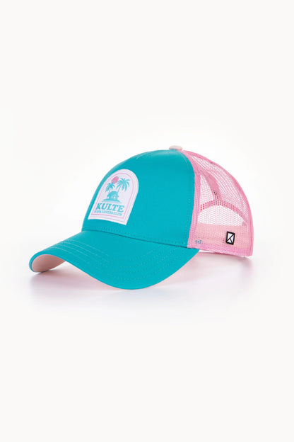 Casquette Lovers turquoise KULTE