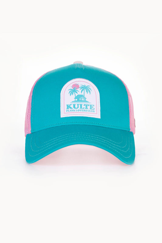 Casquette Lovers turquoise KULTE