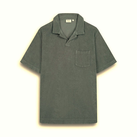 Polo bouclette Hartford Olive